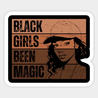 Black Girls Been Magic Sticker